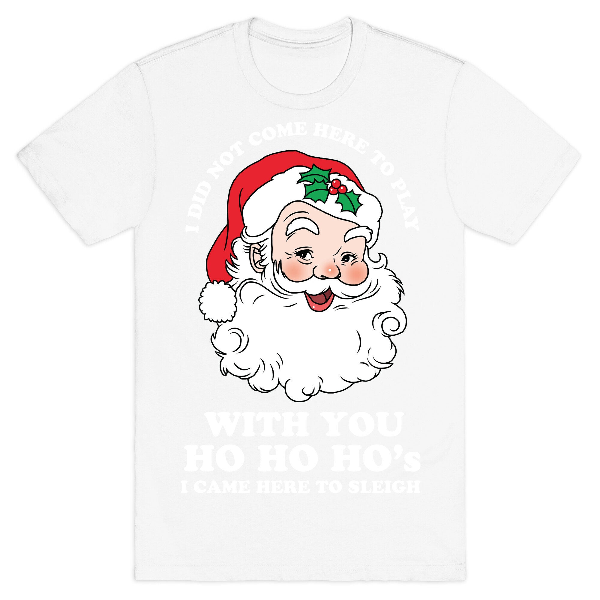 Santa Did Not Come Here To Play T-Shirt